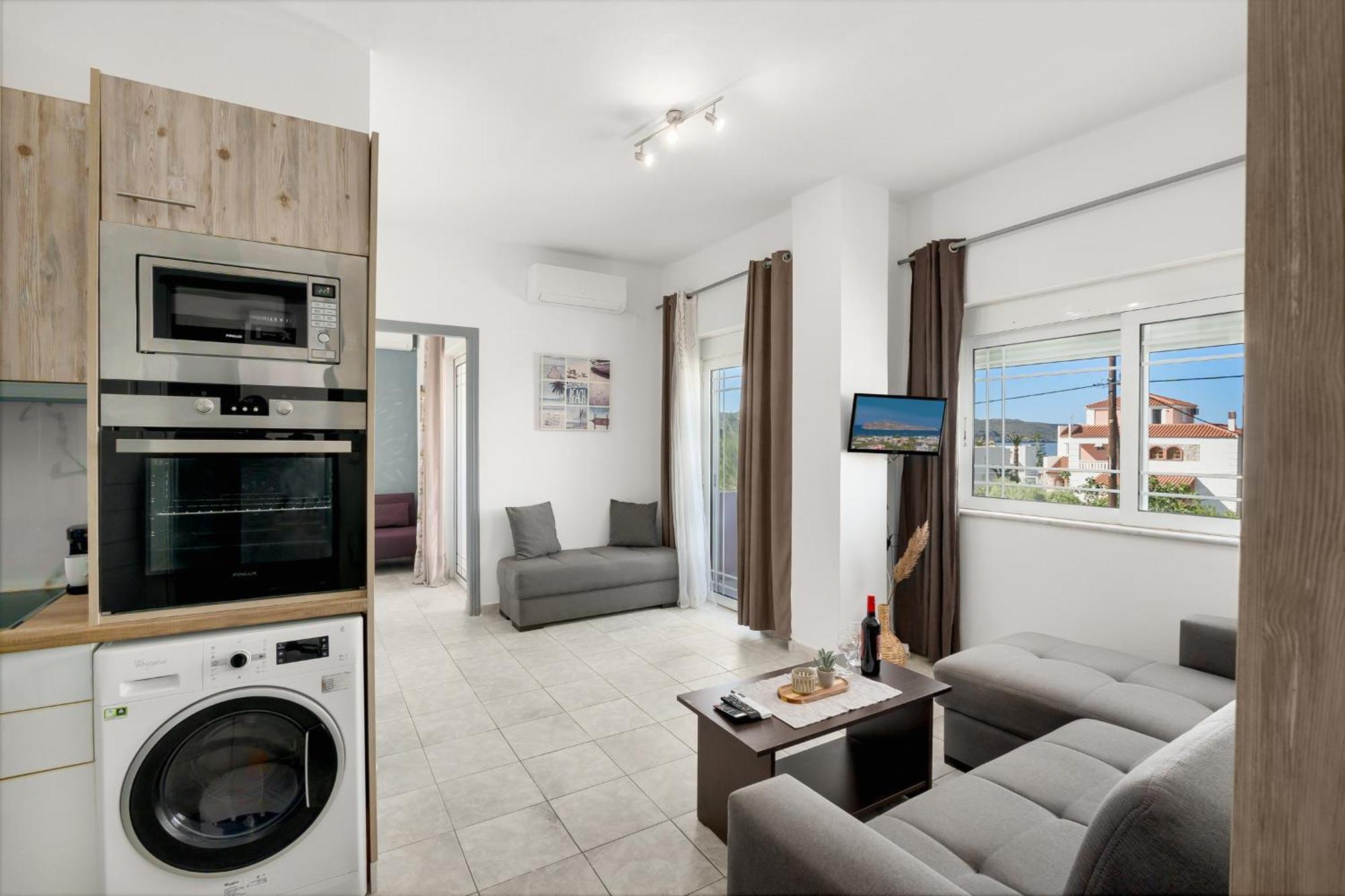 Nikos Apartments Agia Marina Exterior foto